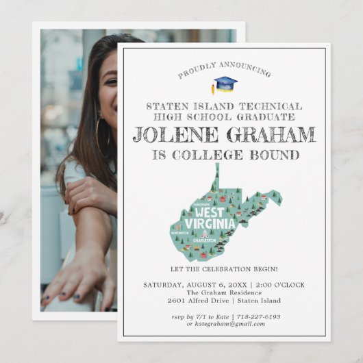 West Virginia | Uni Bound Graduation Party (Vorne/Hinten)