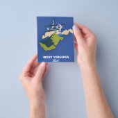 West Virginia USA Karte (Gruppe)