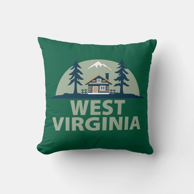 West Virginia, USA Kissen (Vorderseite)
