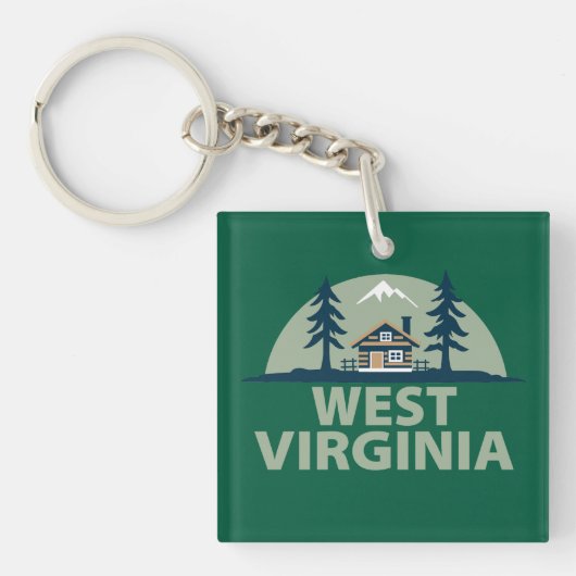 West Virginia, USA Schlüsselanhänger (Vorderseite)