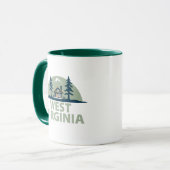West Virginia, USA Tasse (Vorderseite Links)