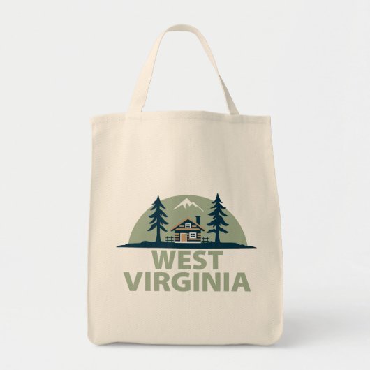 West Virginia, USA Tragetasche (Vorne)