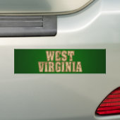 West Virginia Vintag Autoaufkleber (Auf Auto)