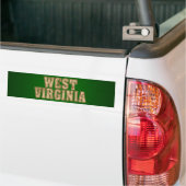 West Virginia Vintag Autoaufkleber (Auf Lkw)