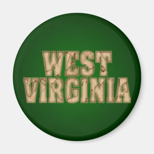 West Virginia Vintag Magnet (Vorne)