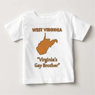 West Virginia - Virginias Schwulenbruder Baby T-shirt