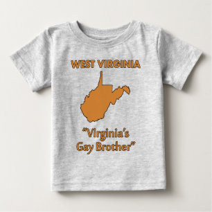West Virginia - Virginias schwuler Bruder Baby T-shirt