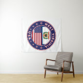 West Virginia Wandteppich (Beispiel (Horizontal))