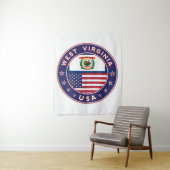 West Virginia Wandteppich (Beispiel)