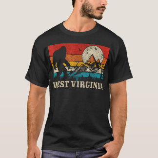 West Virginia Washington Bigfoot Vintage Berg T-Shirt