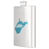 West Virginia Wave Fishing Flachmann (Links)