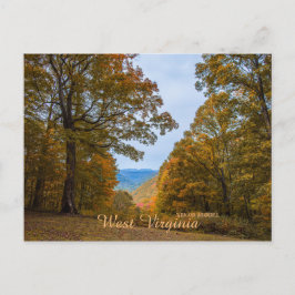 West Virginia Wild and Wonderful Fall Foliage Postkarte