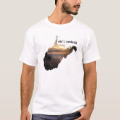 West Virginia, wild u. wunderbar T-Shirt (Vorderseite)