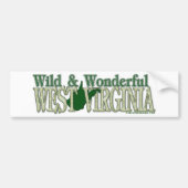 West Virginia wild und Wonderful_2 Autoaufkleber (Vorne)