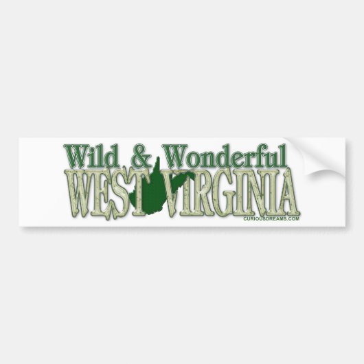 West Virginia wild und Wonderful_2 Autoaufkleber (Vorne)