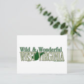 West Virginia Wild und wunderbar_2 Postkarte (Stehend Vorderseite)