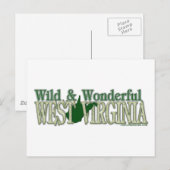 West Virginia Wild und wunderbar_2 Postkarte (Vorne/Hinten)