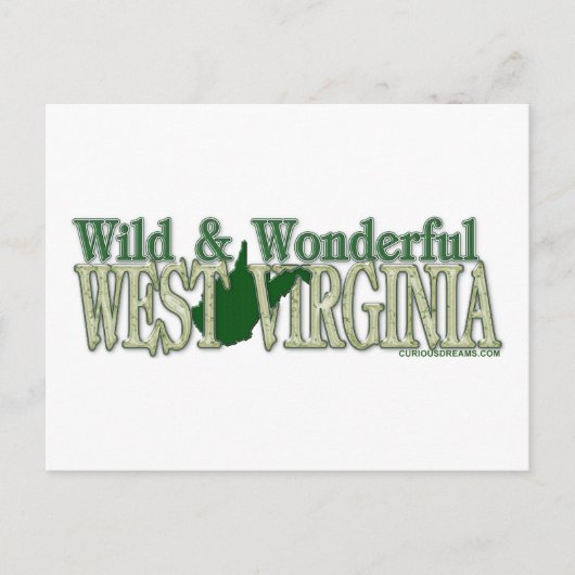 West Virginia Wild und wunderbar_2 Postkarte (Vorderseite)