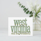 West Virginia wild und wunderbar_8 Postkarte (Stehend Vorderseite)