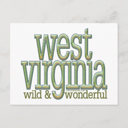 West Virginia wild und wunderbar_8 Postkarte (Vorderseite)