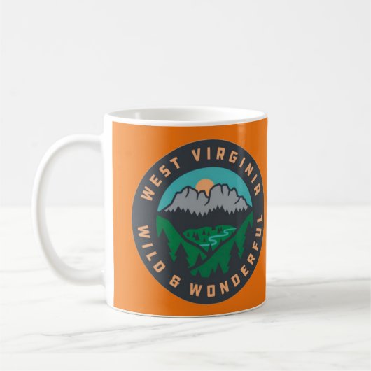 West Virginia Wild & Wonderful Tasse (Links)