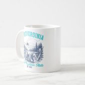 West Virginia Wilderness Bear Souvenir Kaffeetasse (Vorderseite Links)