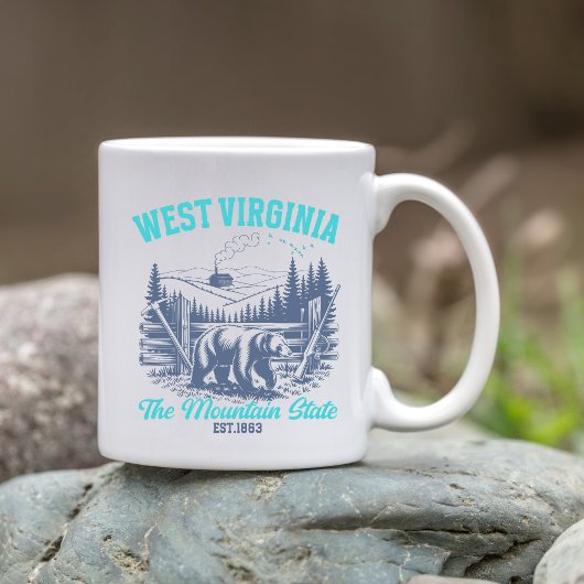 West Virginia Wilderness Bear Souvenir Kaffeetasse