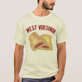 West Virginia WV Pepperoni Roll Snack Junk Food T-Shirt (Vorderseite)