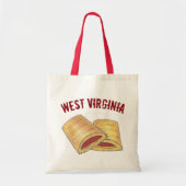 West Virginia WV Pepperoni Roll Snack Junk Food Tragetasche (Vorne)
