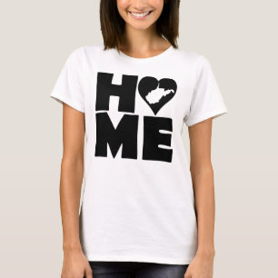West Virginia Zuhause Heart Staat T-Shirts T - Shi