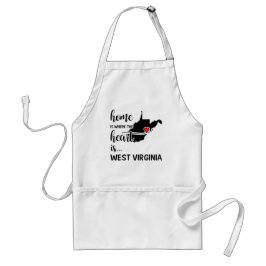West Virginia Zuhause ist das Herz Schürze