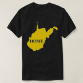 West Virginia Zuhause TShirt (Design vorne)