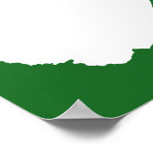 West Virginia Zuhause weg vom Staat Poster-Zeichen Poster (Ecke)