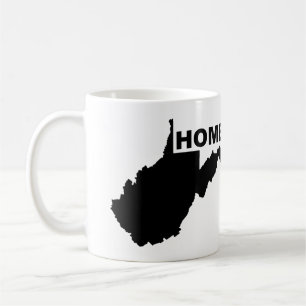 West Virginia Zuhause Weg Von State Becher Reisebe Kaffeetasse