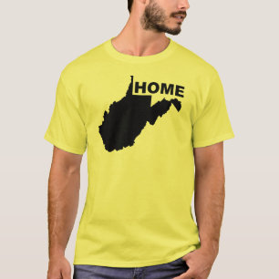 West Virginia Zuhause weg von State T-Shirt Tees