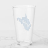 West Virginia Zuhause Wood Grain Glas (Rückseite)