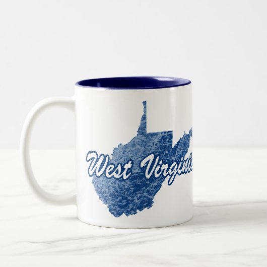 West Virginia Zweifarbige Tasse (Links)