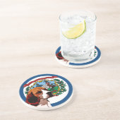 West- VirginiaBeagle Sandstein Untersetzer (Seite)