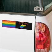 WEST- VIRGINIAGay Pride Autoaufkleber (Auf Lkw)