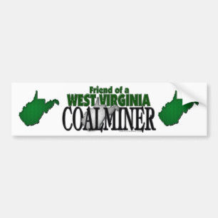 West- Virginiagrubenarbeiter Autoaufkleber