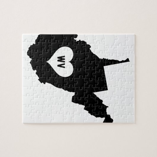 West- VirginiaLiebe Puzzle (Horizontal)