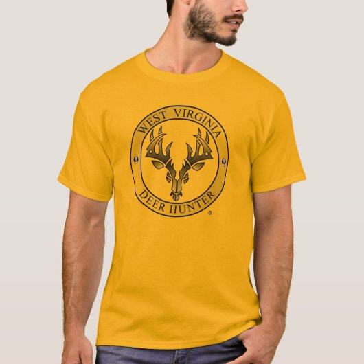 West- Virginiarotwild-Jäger T-Shirt (Vorderseite)