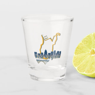 West- VirginiaSchnapsglas Schnapsglas