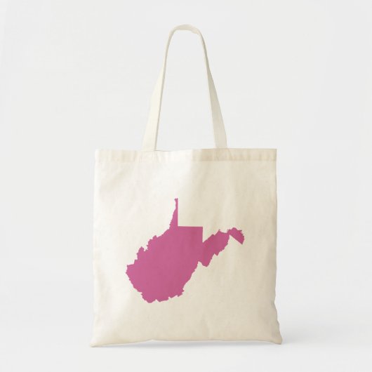 West- VirginiaStaats-Kontur Tragetasche (Vorne)