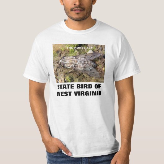 WEST- VIRGINIAStaats-VOGEL: DIE PFERDEfliege T-Shirt (Vorderseite)
