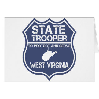West- VirginiaStaatTrooper schützen sich und