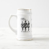 WEST- VIRGINIAtee-PARTY-BIER STEIN Bierglas (Links)