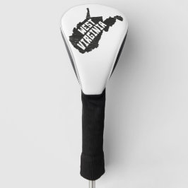 West- VirginiaZuhause-Vintage beunruhigte Karte Golf Headcover