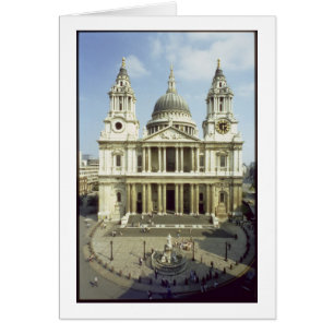 West vor der St. Paul's Cathedral, entworfen von S