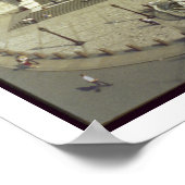 West vor der St. Paul's Cathedral, entworfen von S Poster (Ecke)